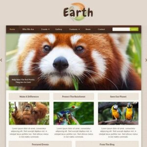 Earth - Eco/Environmental NonProfit WordPress Theme