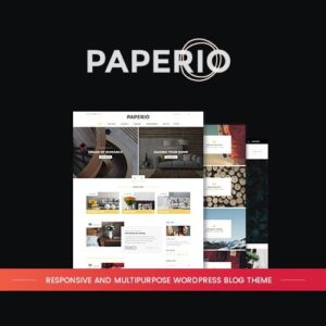 Paperio - Responsive and Multipurpose WordPress Blog Theme