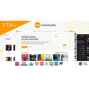 OneCommunity - BuddyPress Membership Theme
