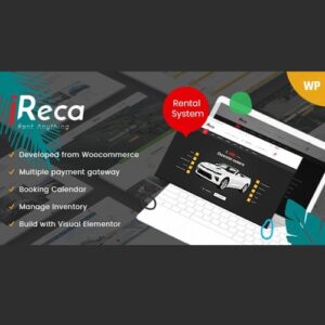Ireca - Car Rental Boat, Bike, Vehicle, Calendar WordPress Theme